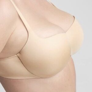 SKIMS ULTIMATE PUSH UP BALCONETTE BRA underwire in Sand NWT authentic size 34C